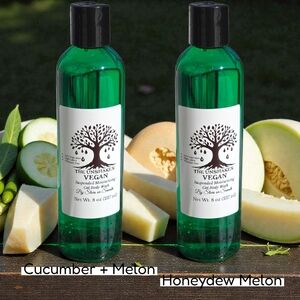 Unshaken Vegan Gel Wash (8oz) (1)Cucumber Melon And (1)Honeydew Melon